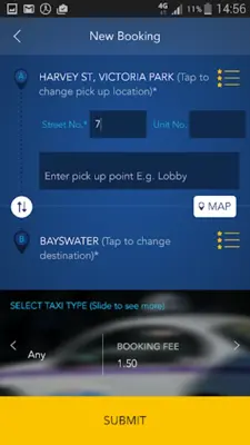 ComfortDelGro Swan Taxis android App screenshot 5